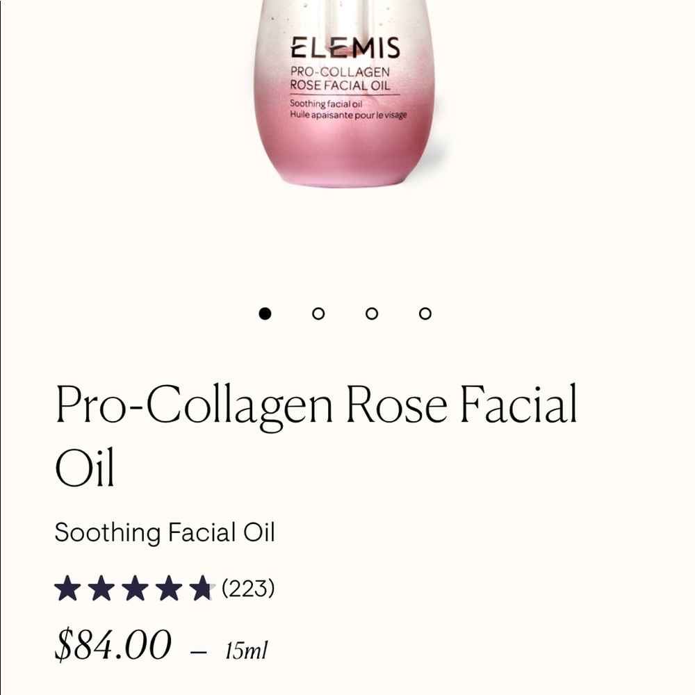 Elemis Pro-Collagen Rose Facial Oil